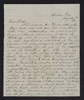 Letter from T.D. Crawford to his father